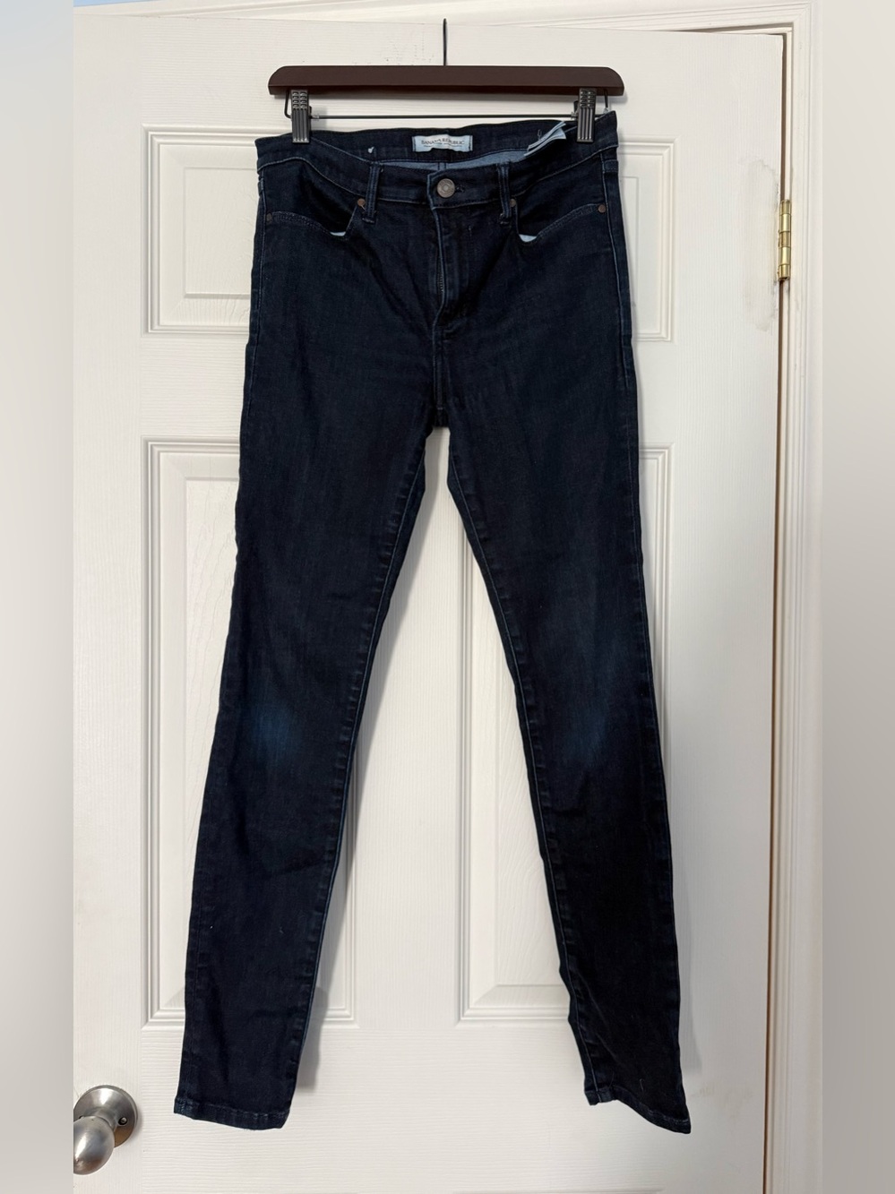 Banana Republic Women’s Dark Indigo High-Rise Premium Denim Legging